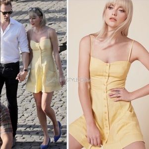 ISO yellow Reformation “Amery” (or similar) dress